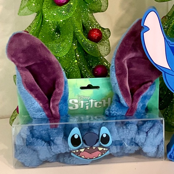 Stitch Disney Plush Spa Headband w/Stitch - Picture 2 of 2